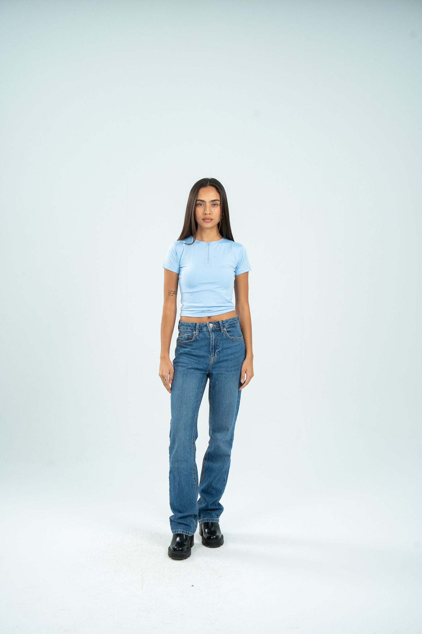 Zipper Short Sleeve