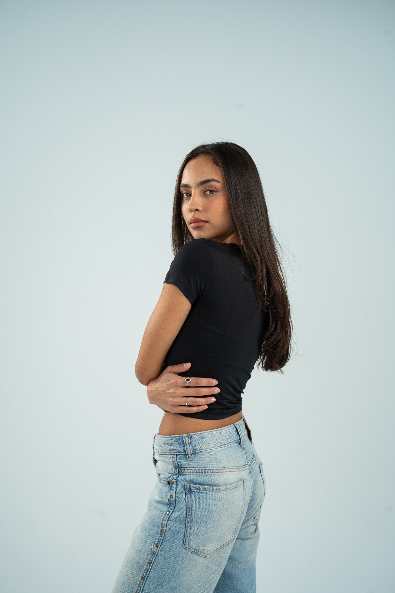 Wide Neck Short Sleeve (Cotton)