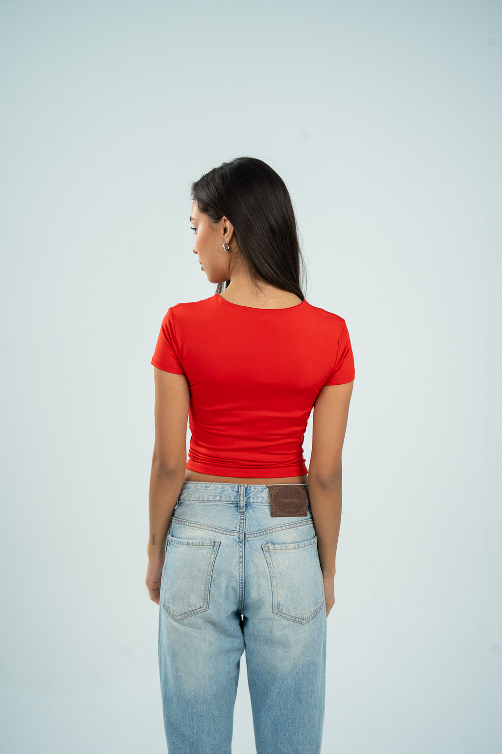 Wide Neck Short Sleeve