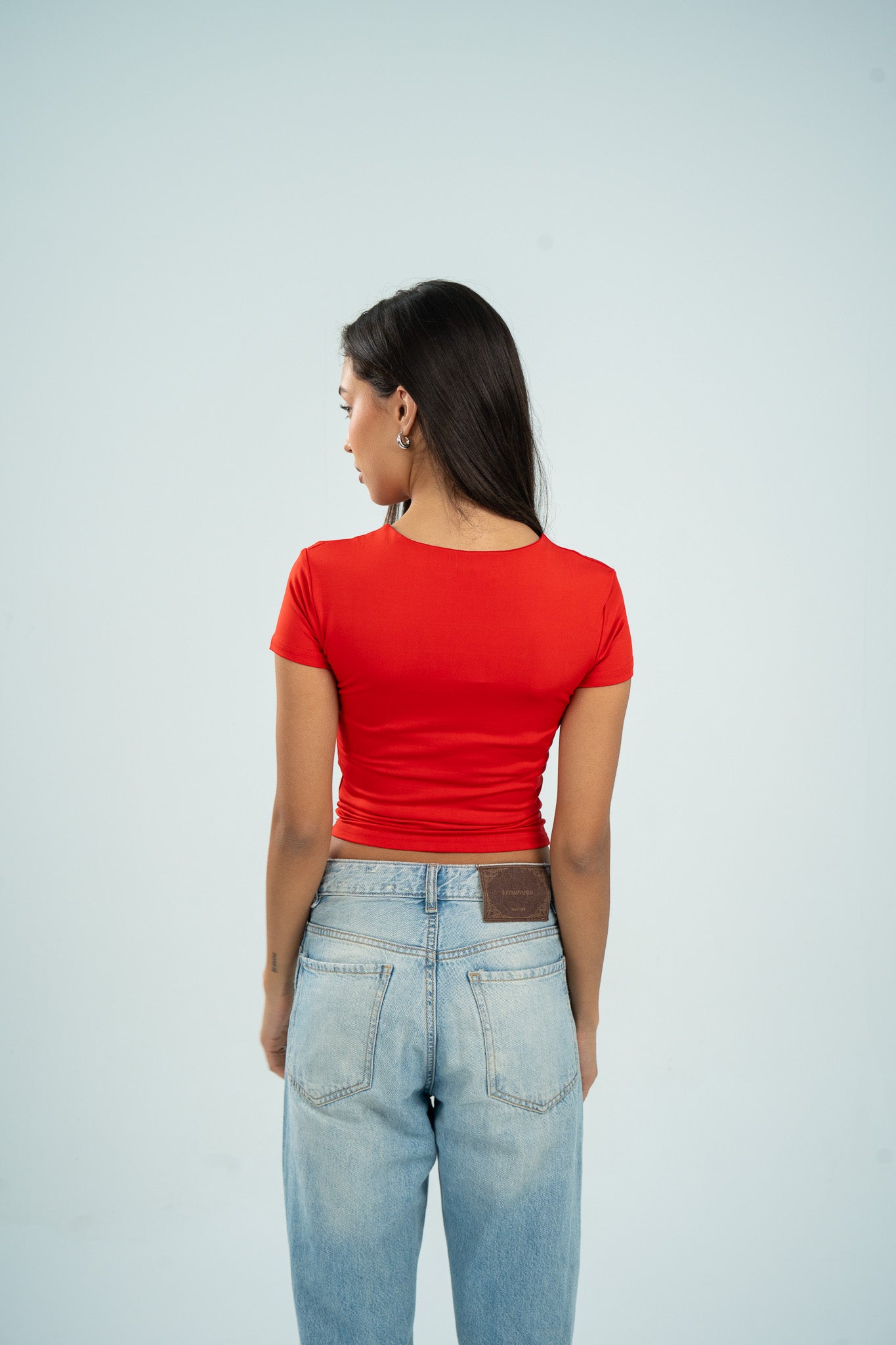 Wide Neck Short Sleeve