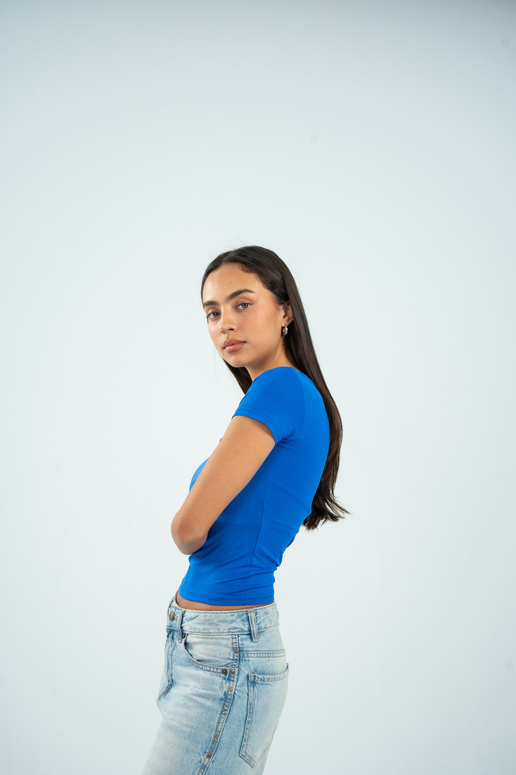 Wide Neck Short Sleeve