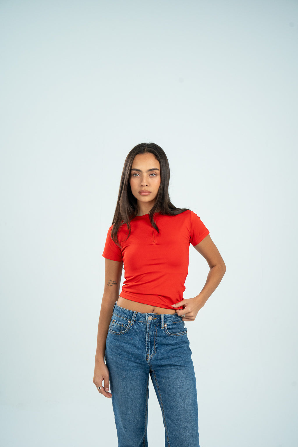 Zipper Short Sleeve