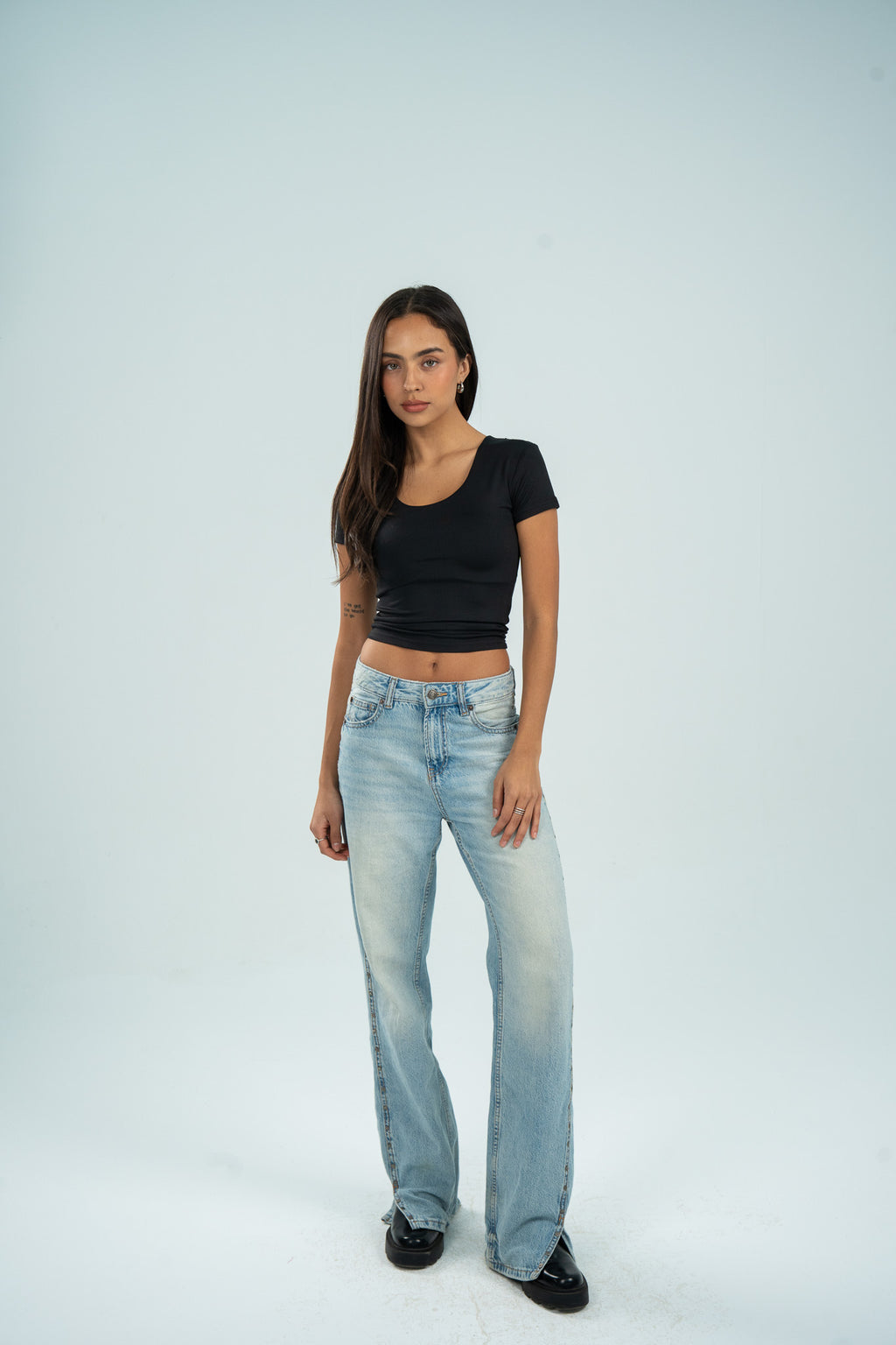 Wide Neck Short Sleeve (Cotton)